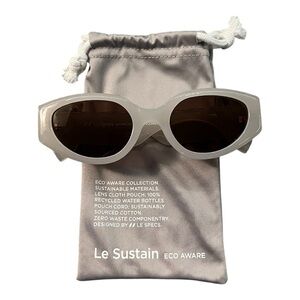 LE SPECS – LE SUSTAIN Gymplastics Recycled SUNGLASSES In Rocksalt